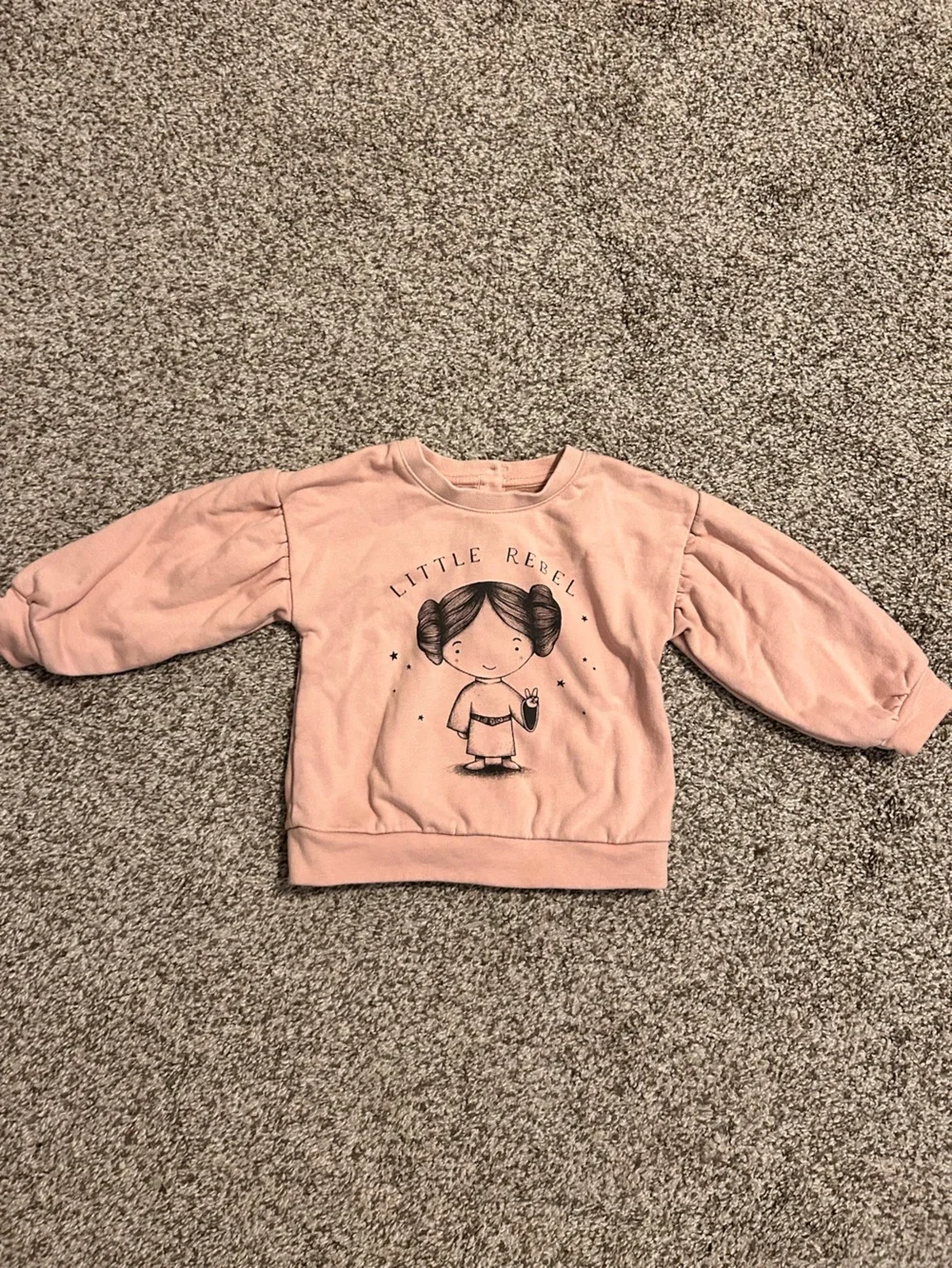 Star Wars Little Rebel Pink Crewneck Sweatshirt